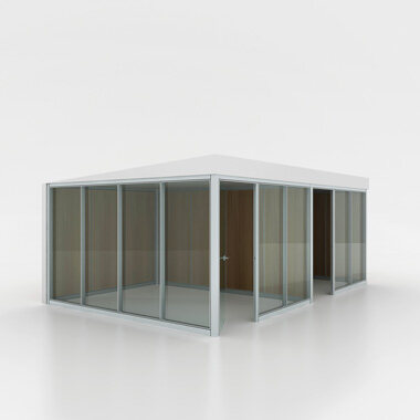 HK85 glass partition wall