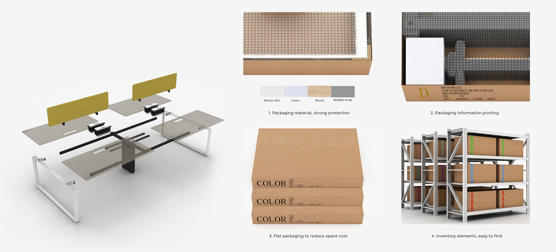 Meeting table,freestandling table,single desk