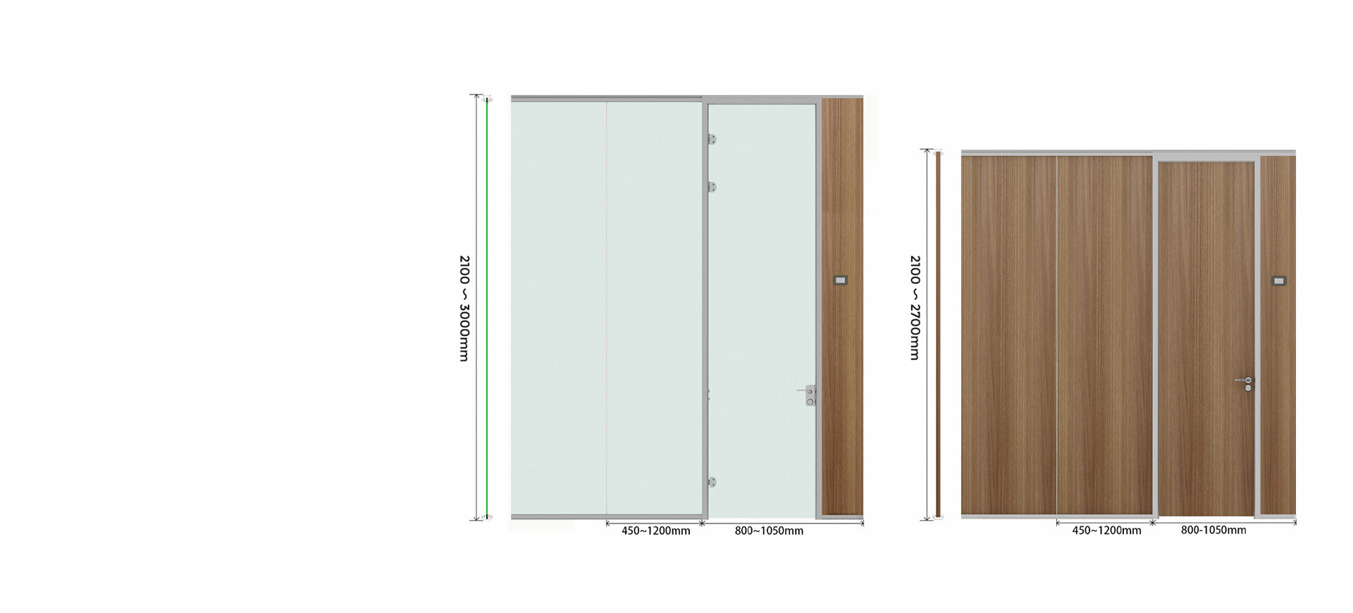 single frameless glass partition,partition wall,partition wall office