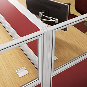 connection method-Connection method-DETAL-T8 Modular Cubicle-2