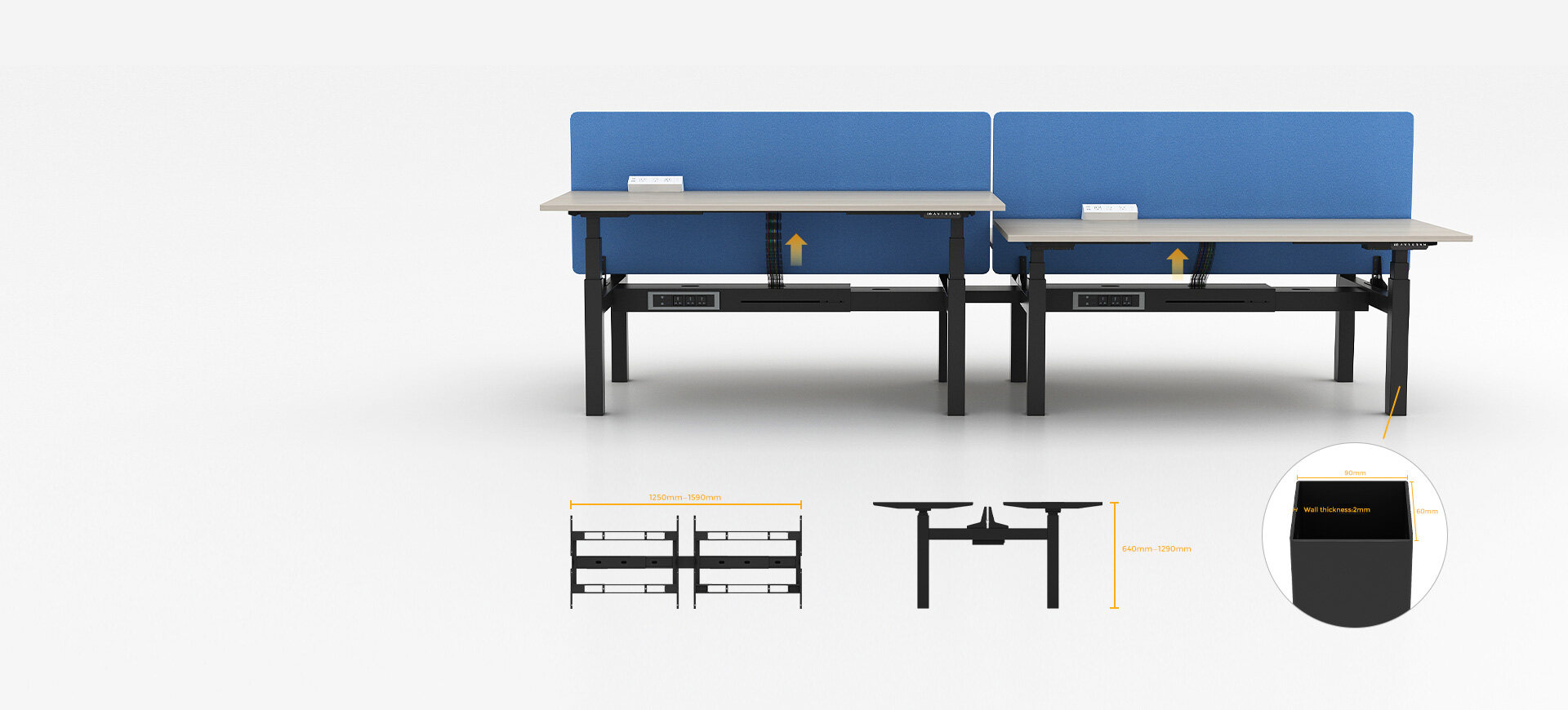 adjustable desk table,height adjustable table desk
