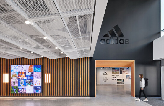 Adidas RED, the sales office of the sports brand