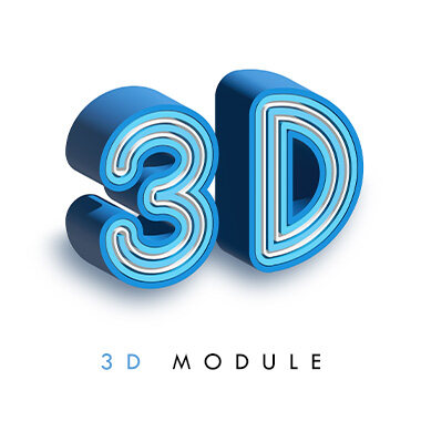3D Models-half glass swing door