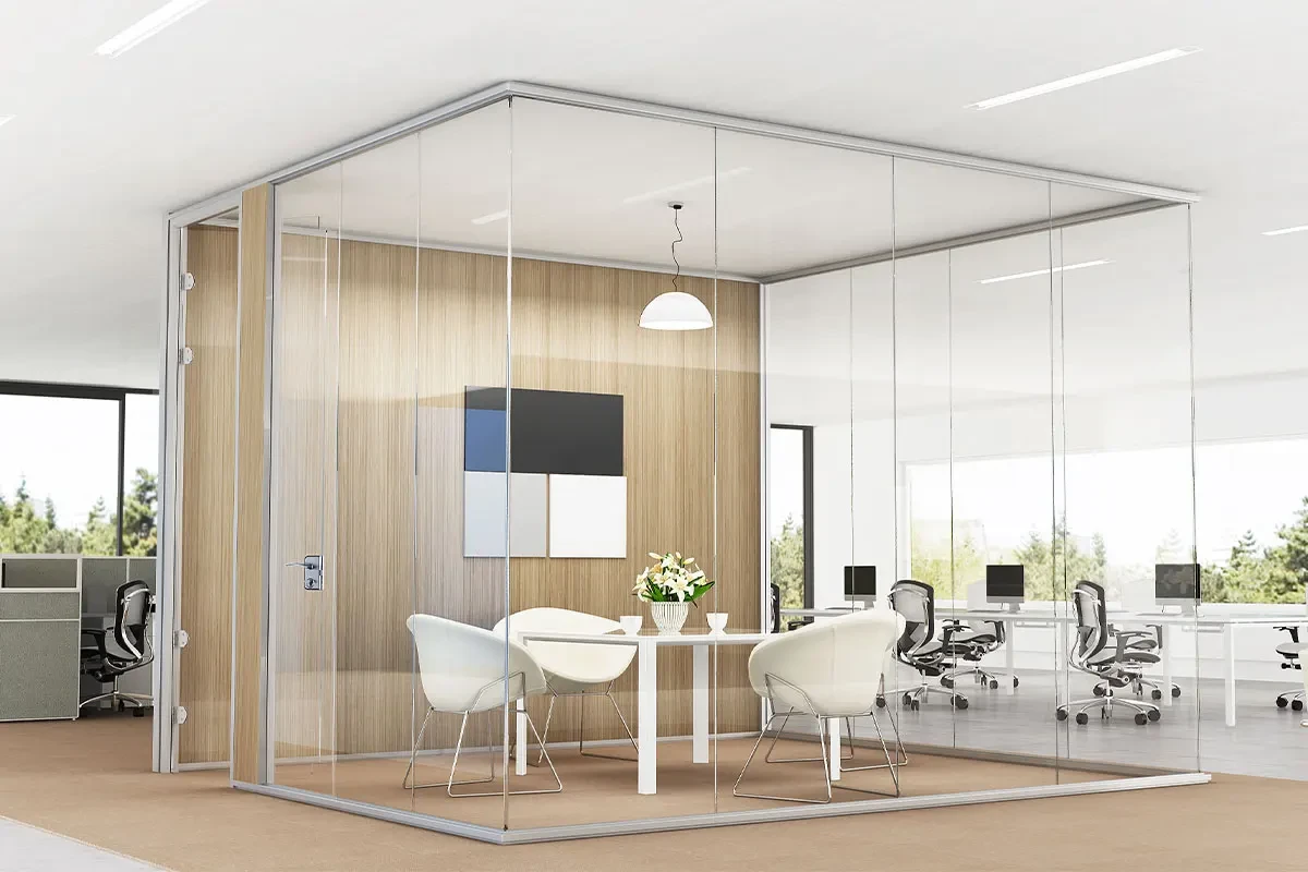 How to Design Full-Height Glass Partition Walls for Modern Offices?