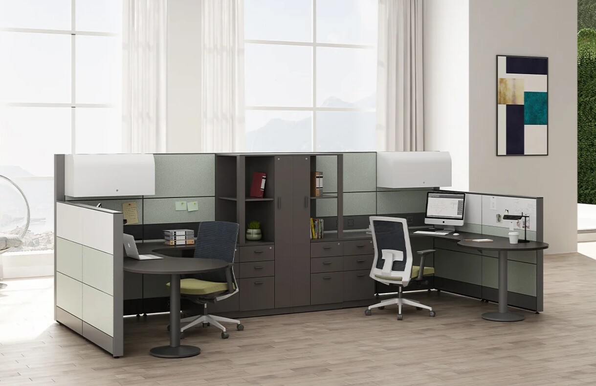 modular cubicle layout