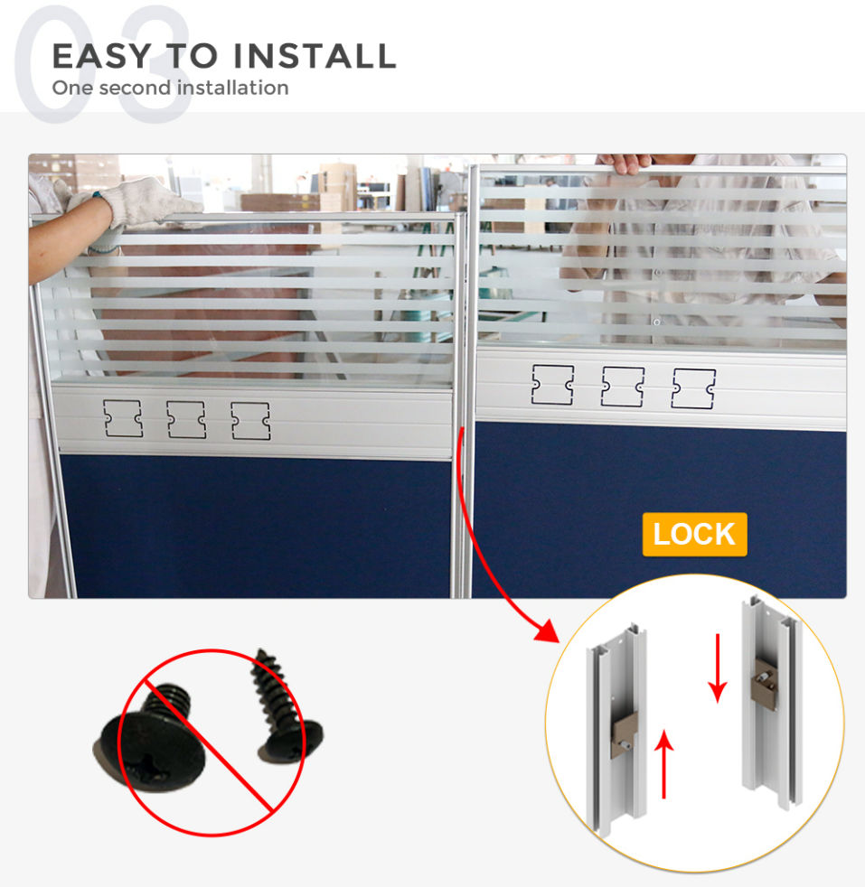 easy to reconfigure office partitions