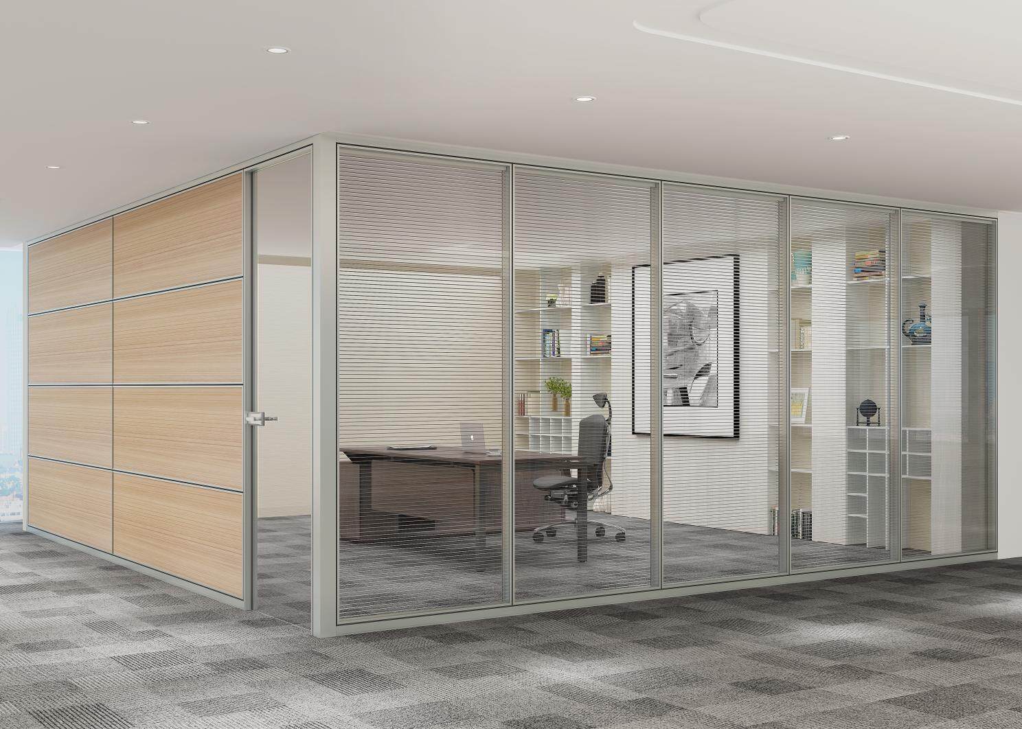 M&W glass partition wall