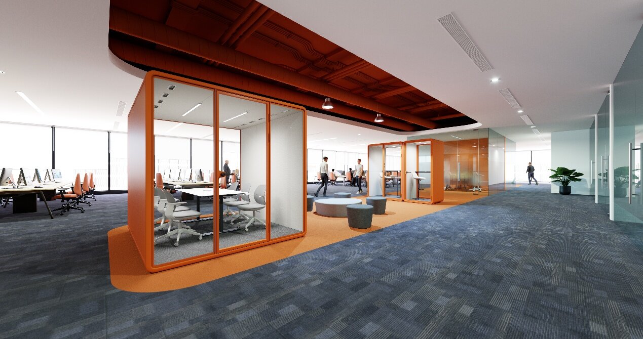 soundproof phone booth