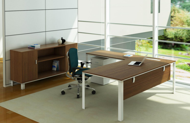 eco-friendly l-shaped desks