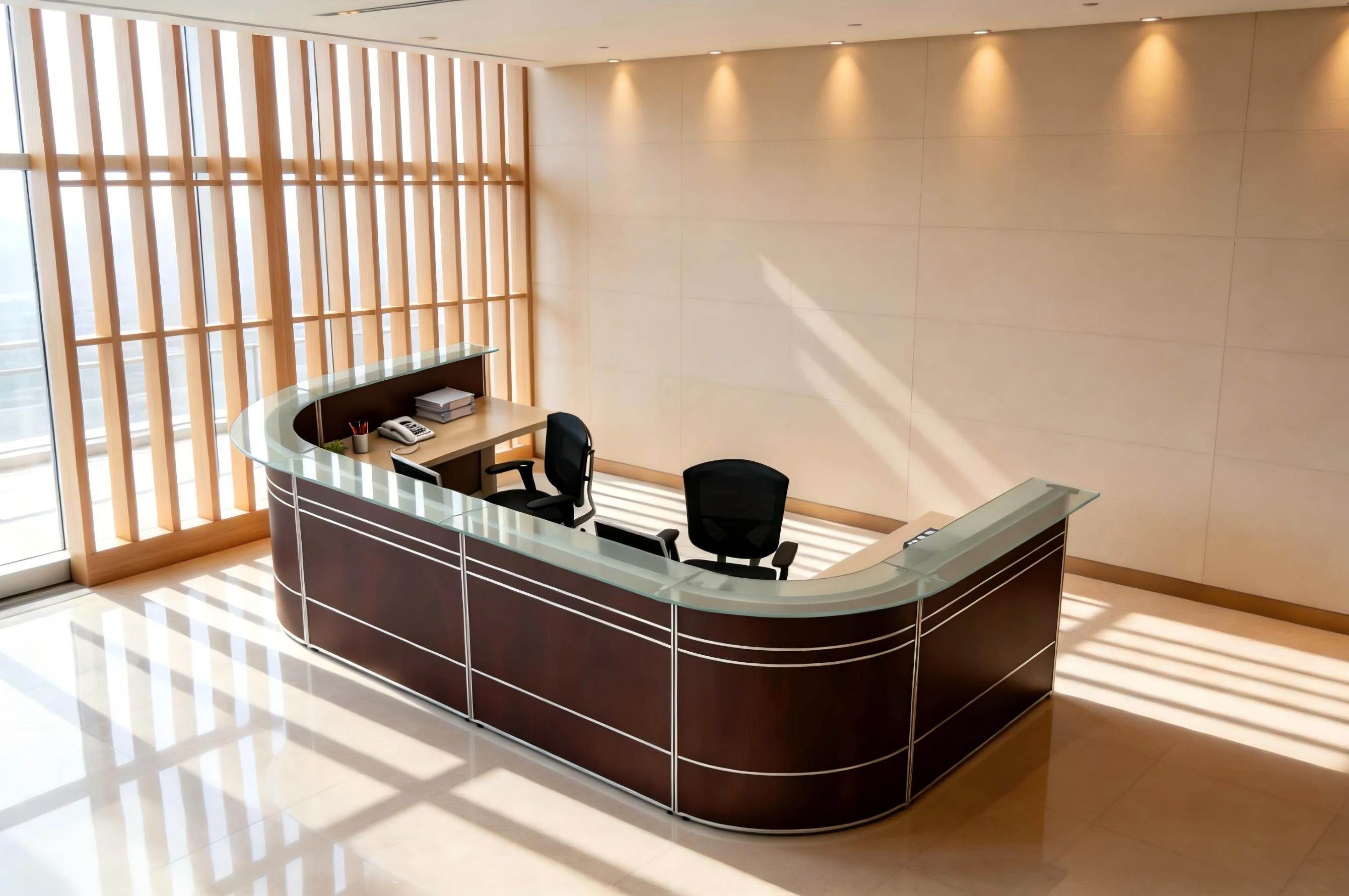M&W Reception Desk, Standard Customized Dual Adaptation, Unlocking New Combinations for Office Spaces