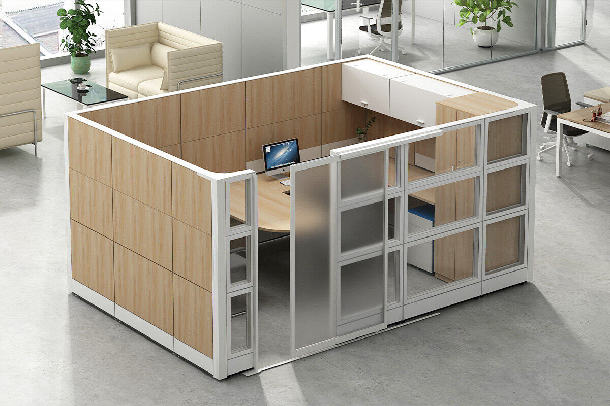 space-saving cubicle workstations