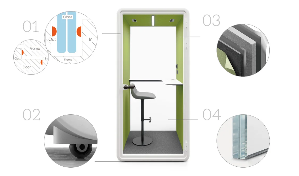 soundproof office meeting pod