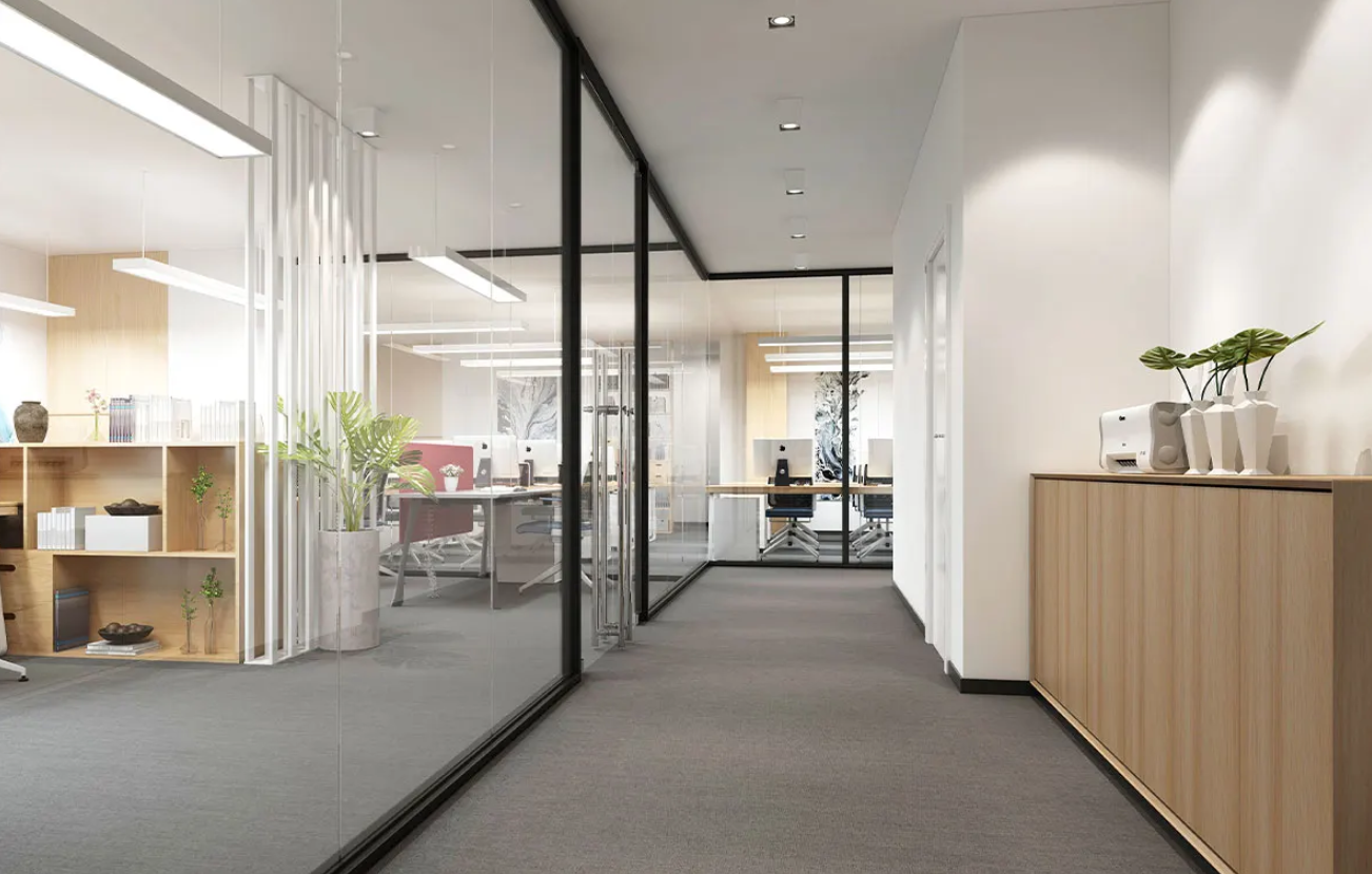 full height partition design