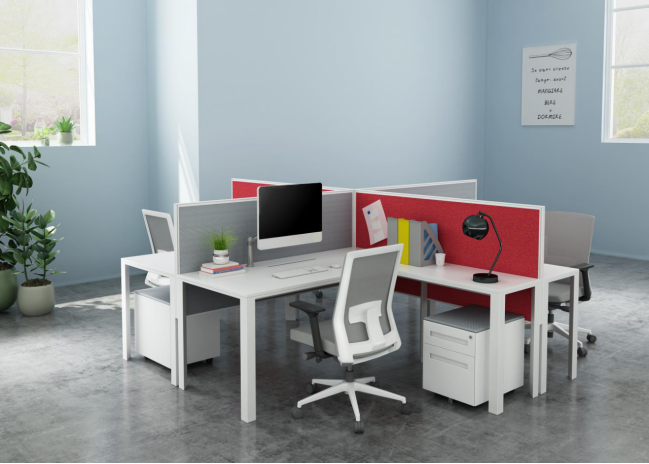 l-shaped office table