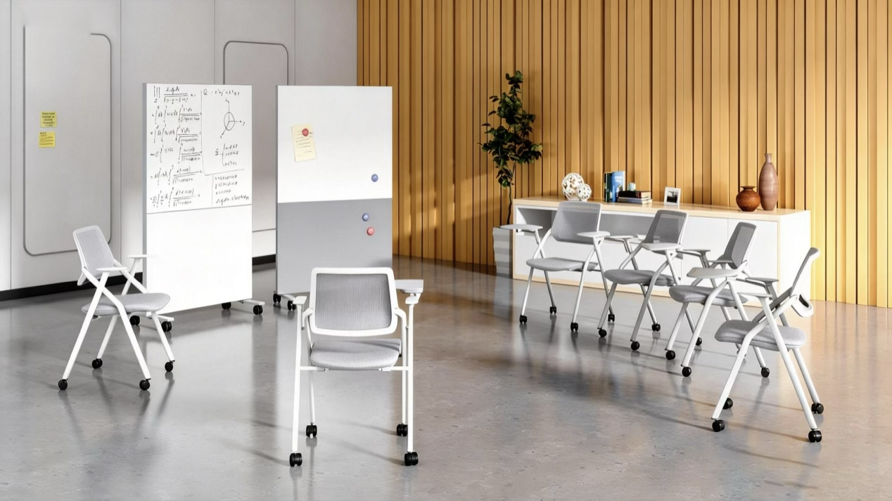 use training chairs and tables to brainstorming