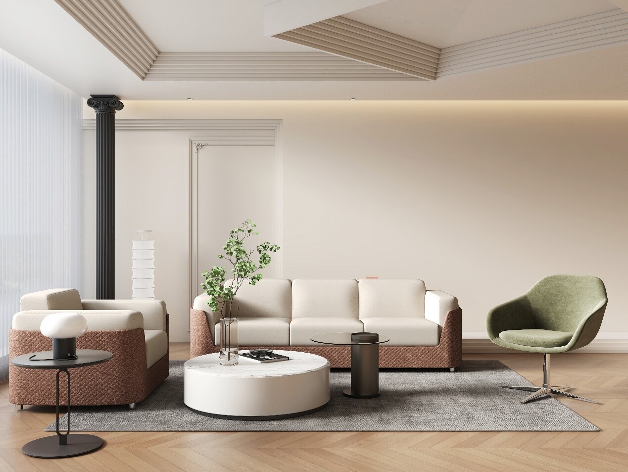 comfortable waiting sofas