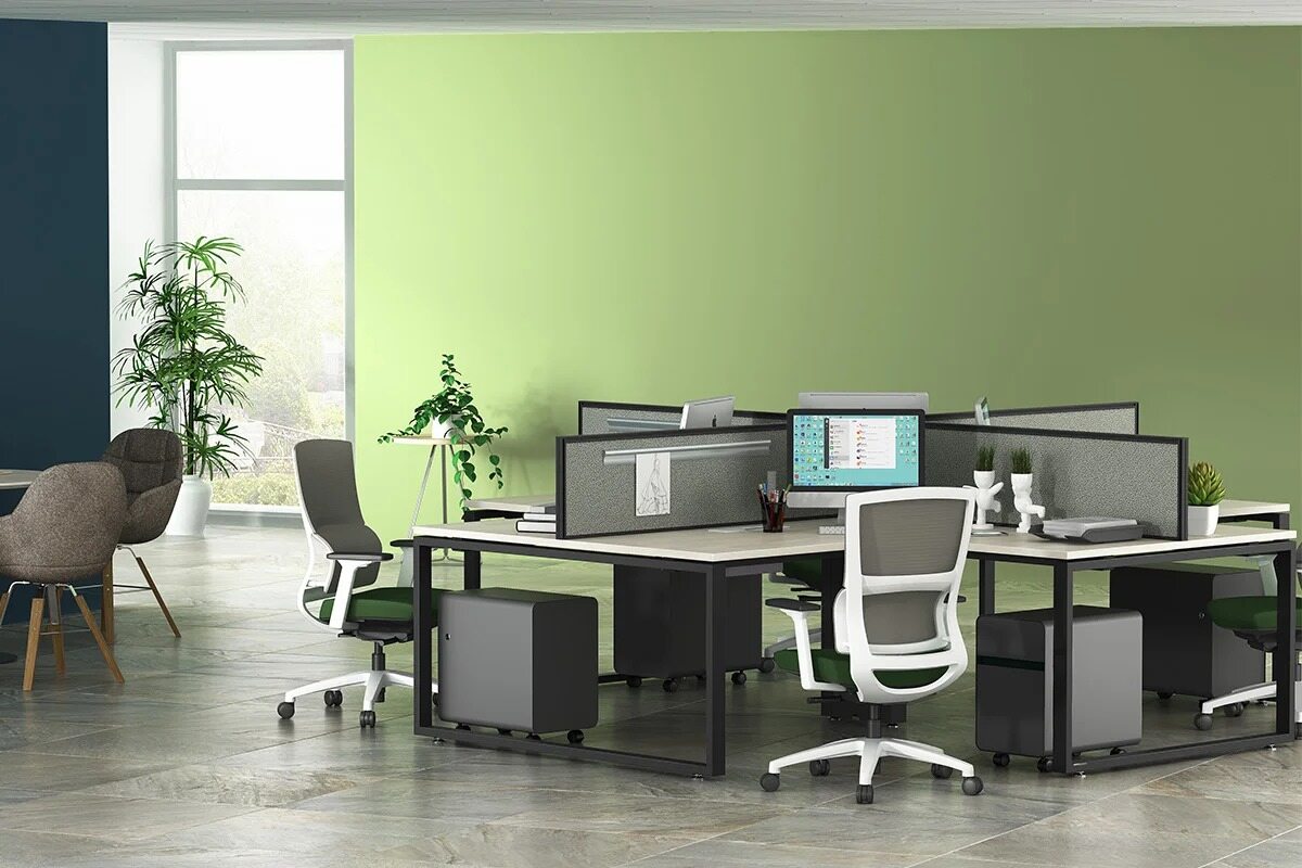 4 person workstation