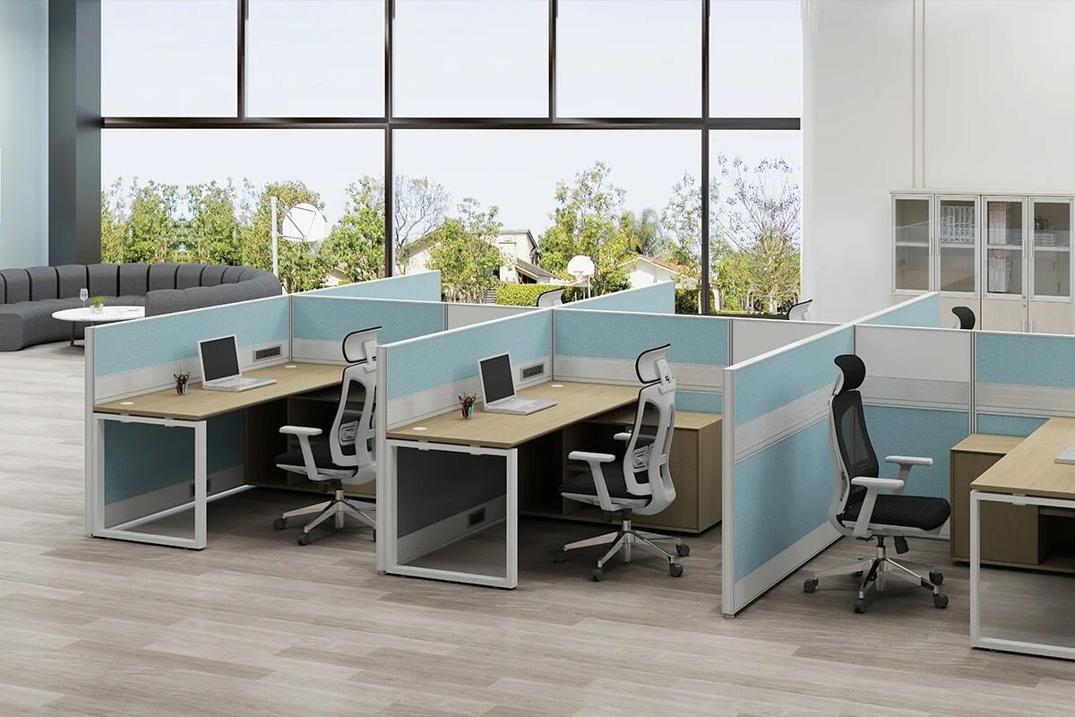 Flexible office cubicles
