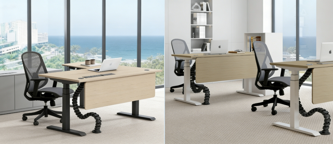 height-adjustable desk