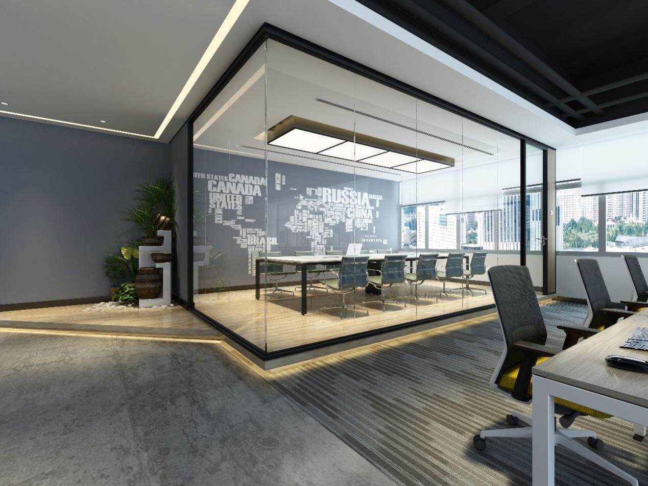 glass partition walls, glass office partitions 