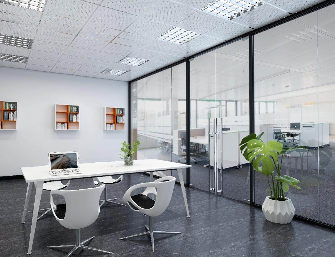 glass partition 