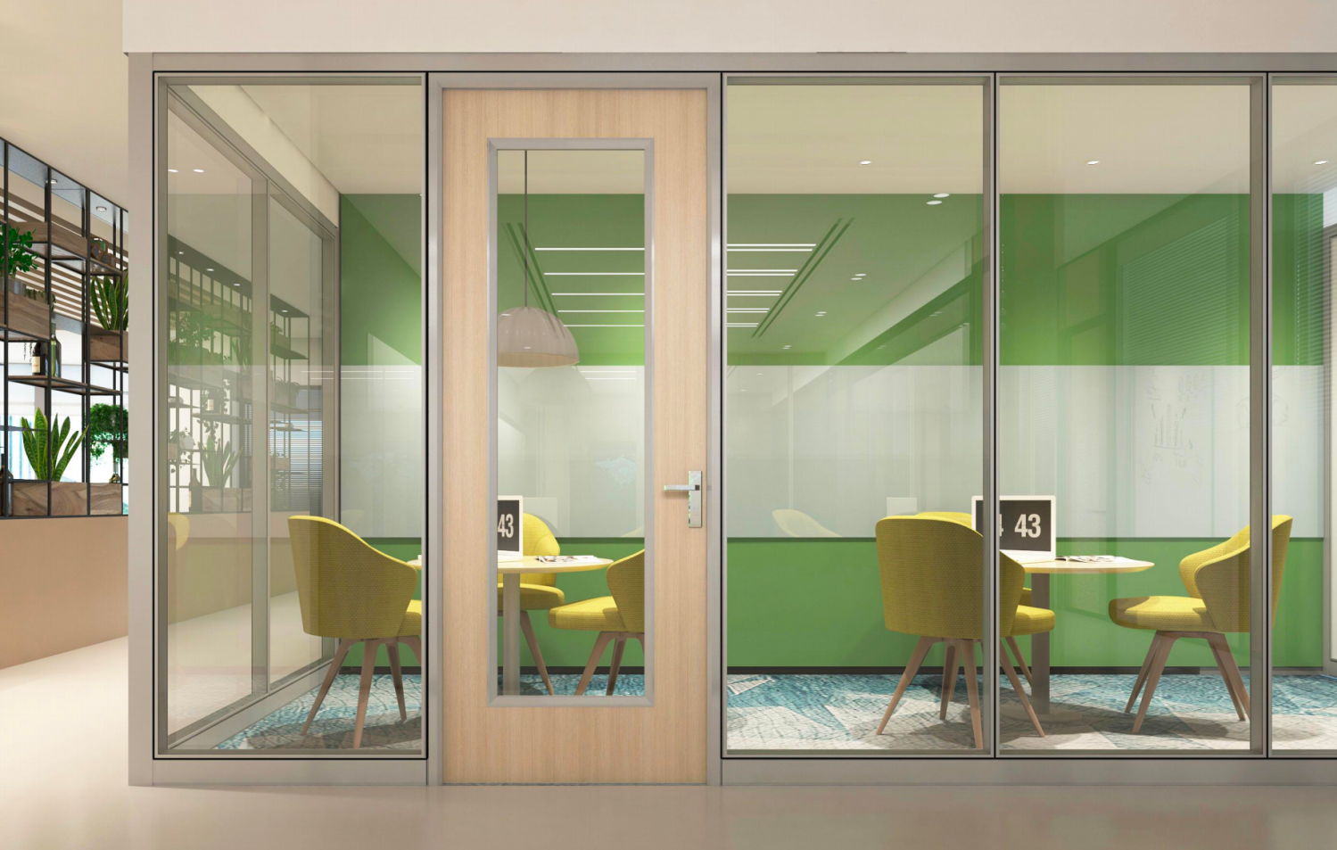 A one-stop solution for partition wall to creat dynamic Space