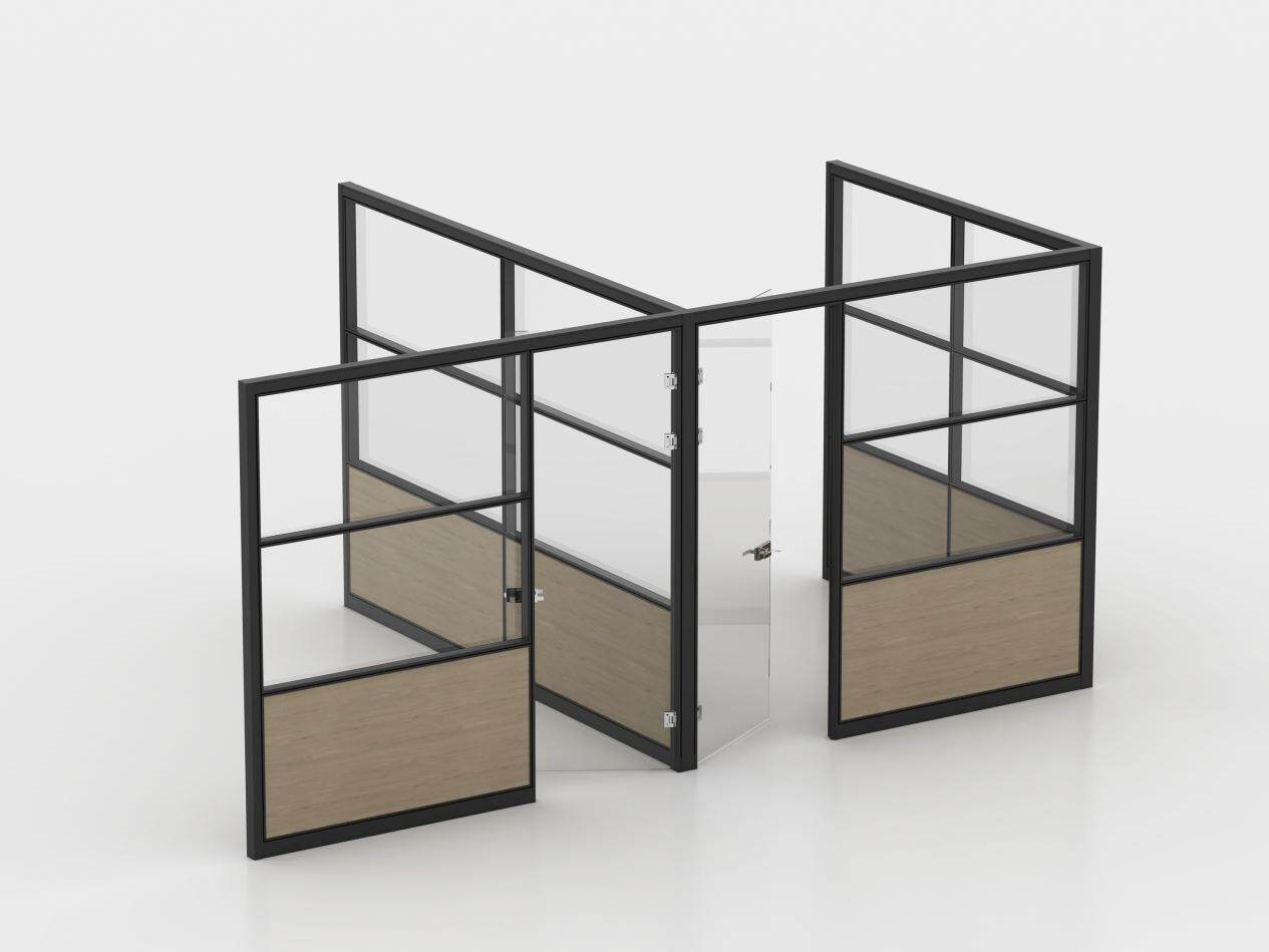 HK Series Heavy Aluminum Partition Walls 