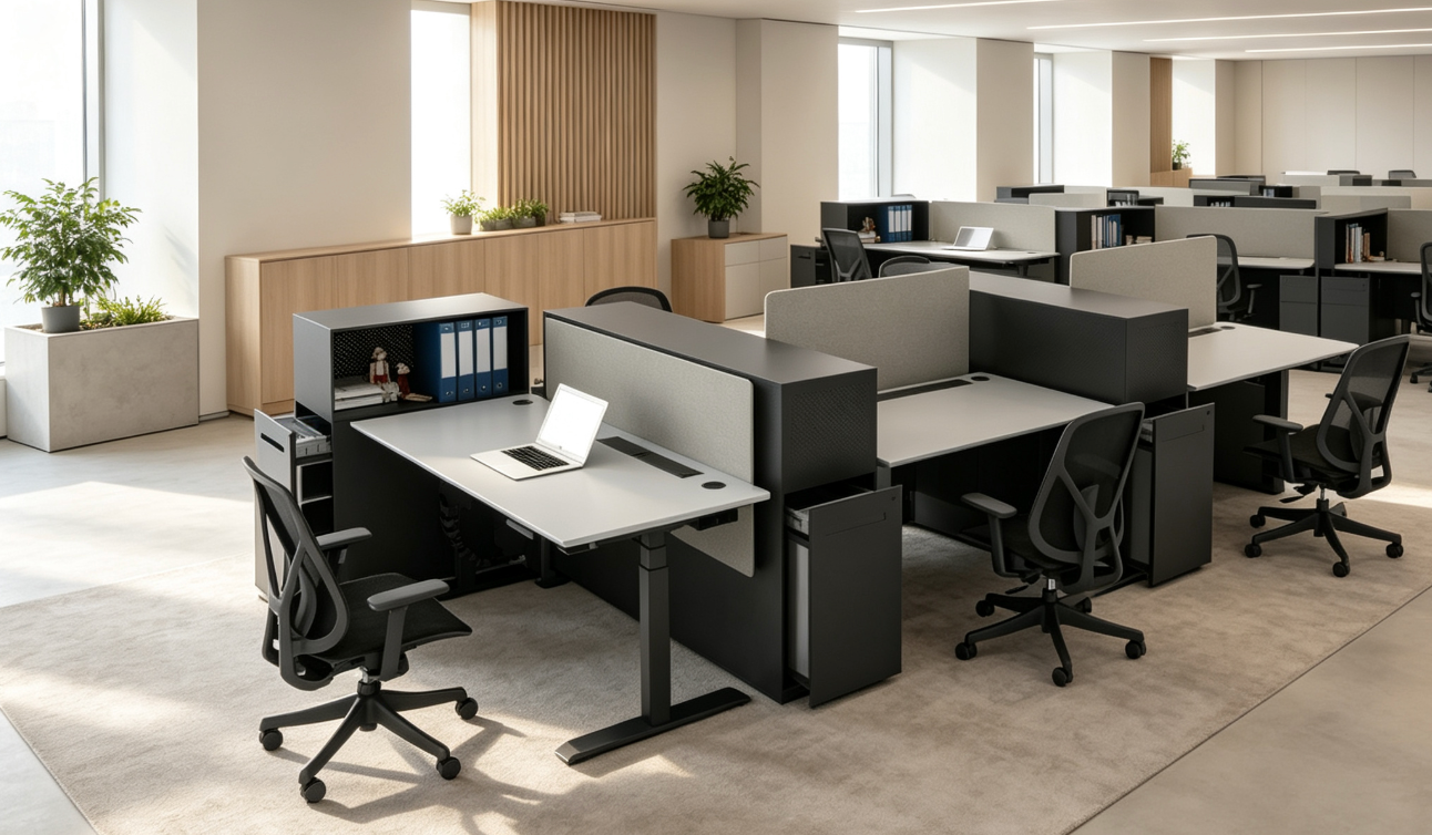 High adjustable Desk Workstation: modern office spaces