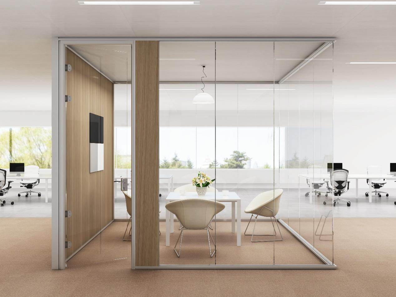 glass walls