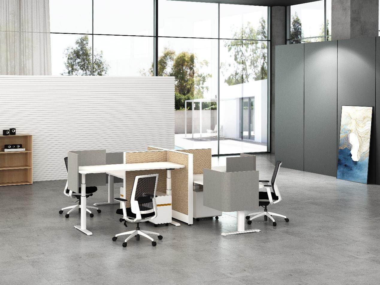heigh-adjustable desk