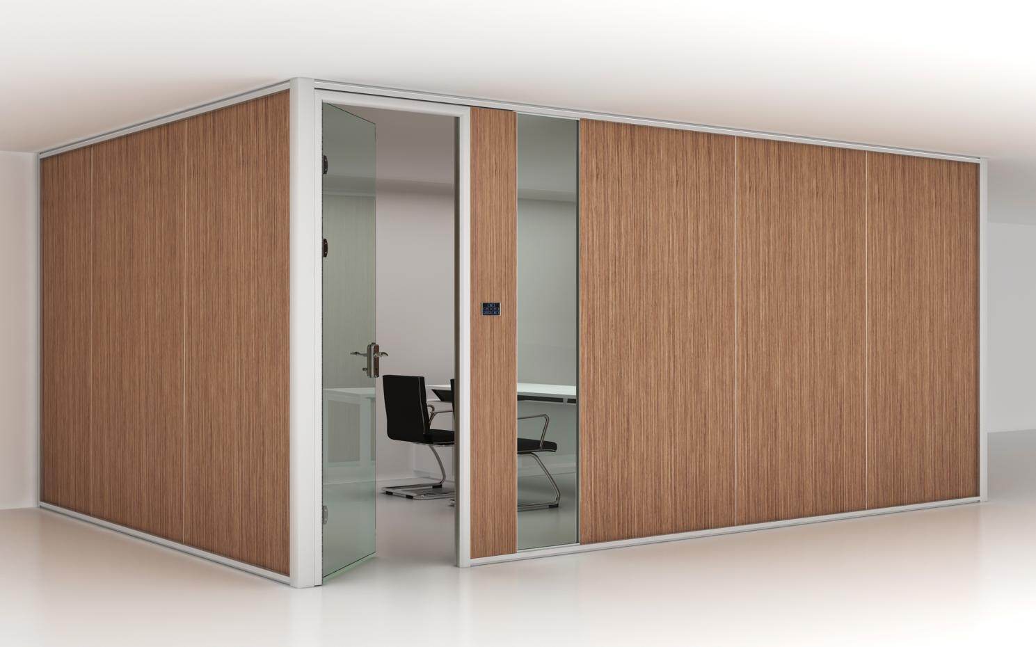 Full Height Glass Partition Wall