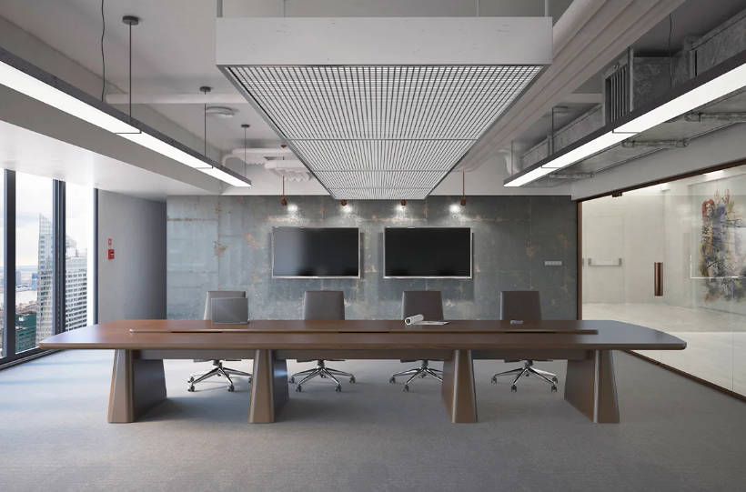 Commercial-office-meeting-room-desk-veneer-table