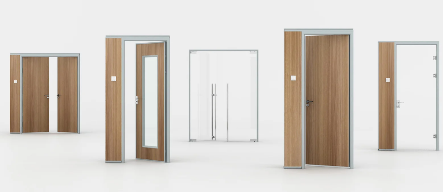 full-height glass partition systems