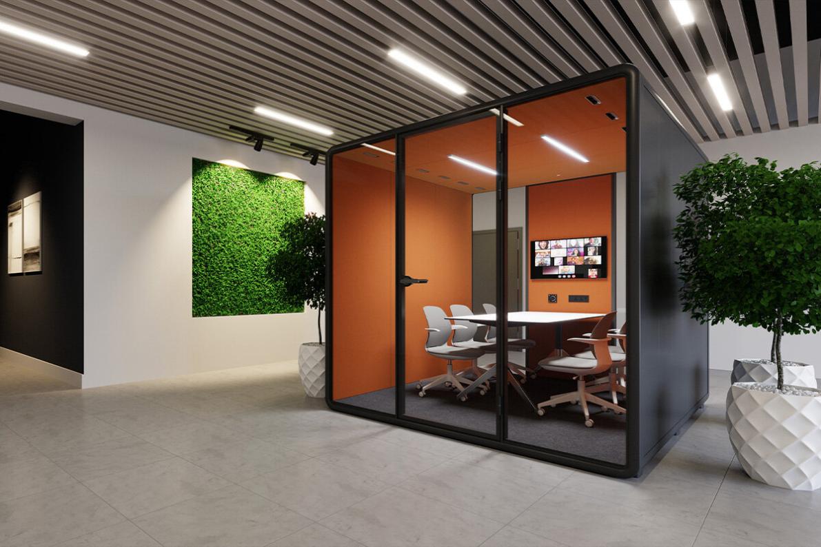 glass partition wall