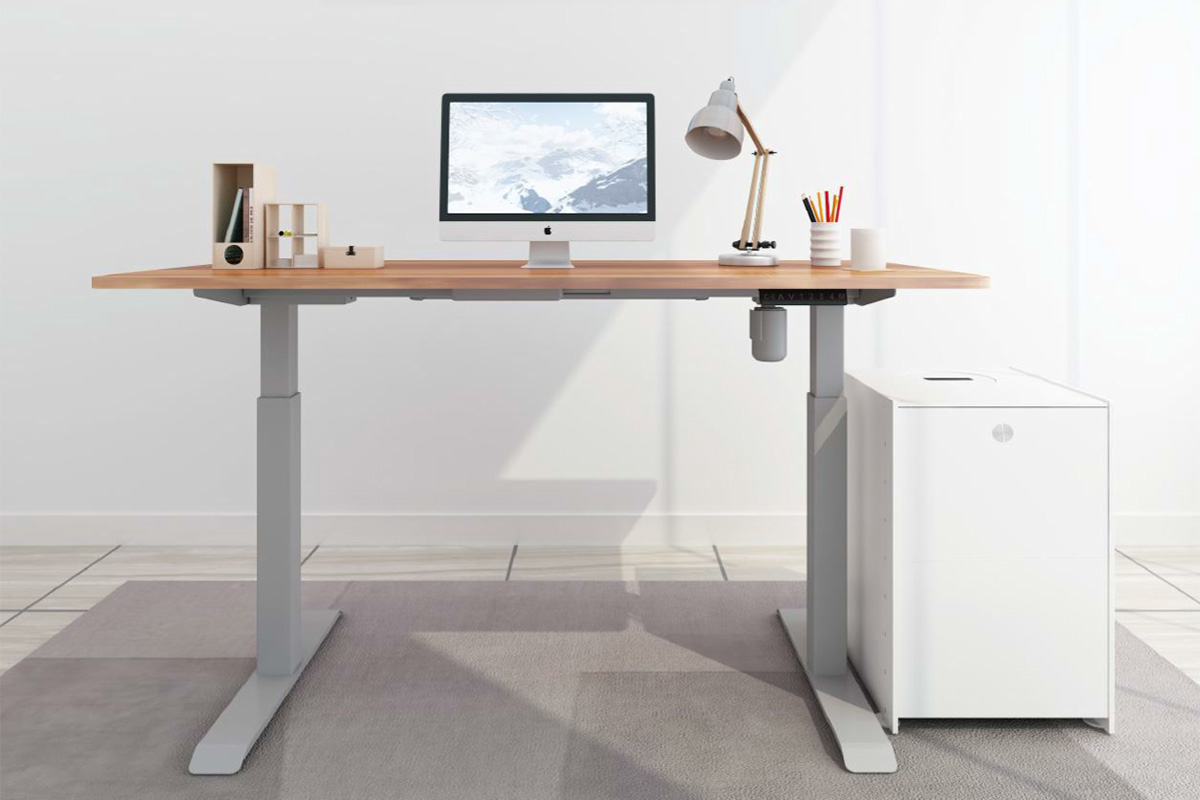 Height-adjustable desks